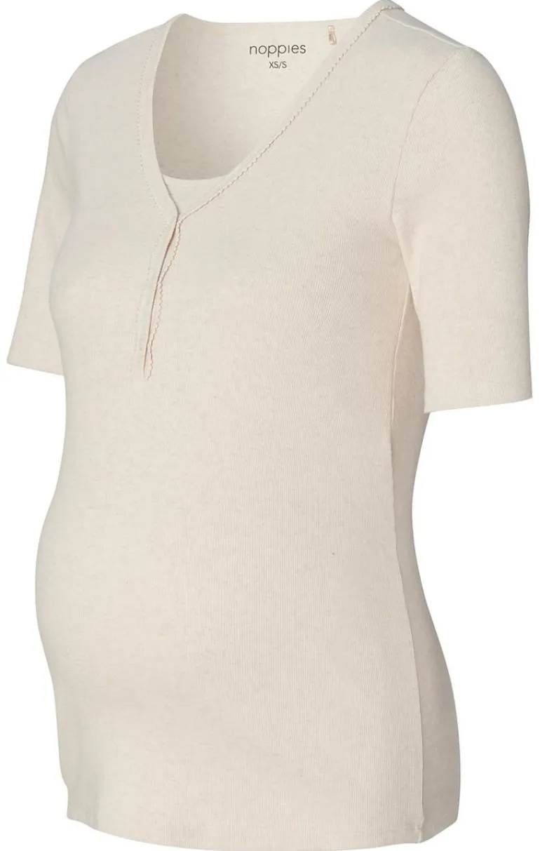 pyjamatop_met_voedingsfun_13.webp Noppies Nachtkleding & Loungewear | Ondergoed<Pyjamatop Met Voedingsfunctie Renate - Oatmeal
