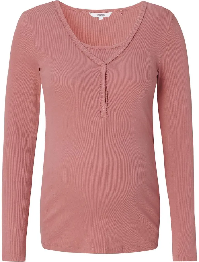 pyjamatop_met_voedingsfun_2-4.webp Noppies Nachtkleding & Loungewear | Ondergoed<Pyjamatop Met Voedingsfunctie Amala - Burlwood