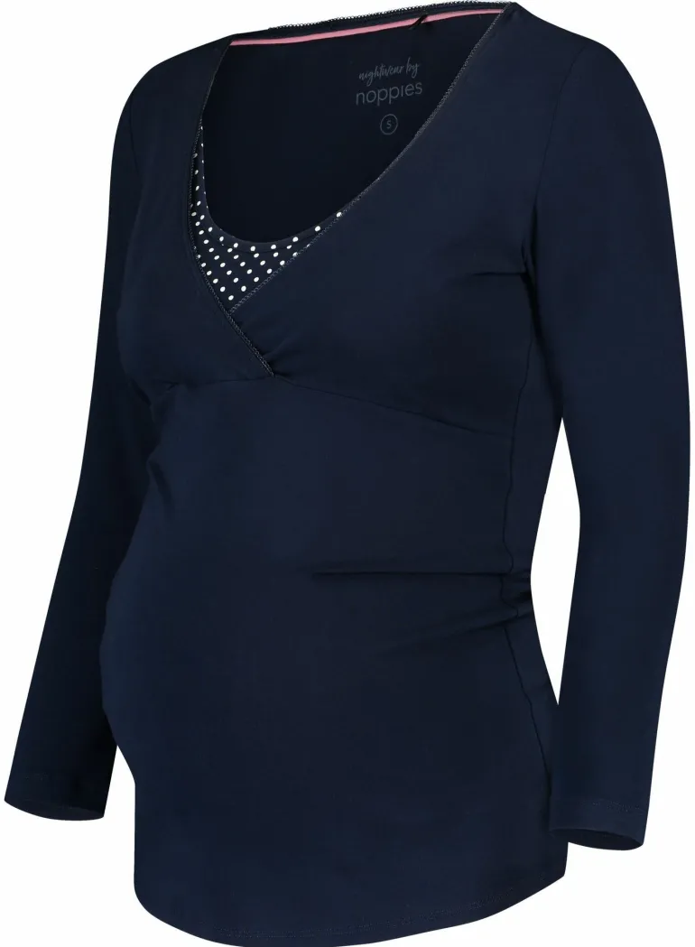 pyjamatop_met_voedingsfun_4-12.webp Noppies Nachtkleding & Loungewear | Ondergoed<Pyjamatop Met Voedingsfunctie Demi - Night Sky