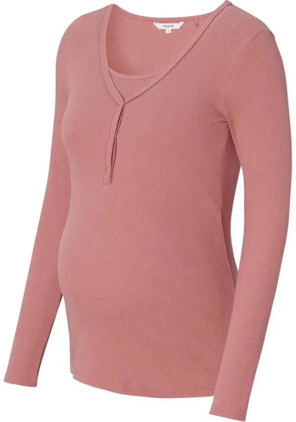 Noppies Nachtkleding & Loungewear | Ondergoed<Pyjamatop Met Voedingsfunctie Amala - Burlwood