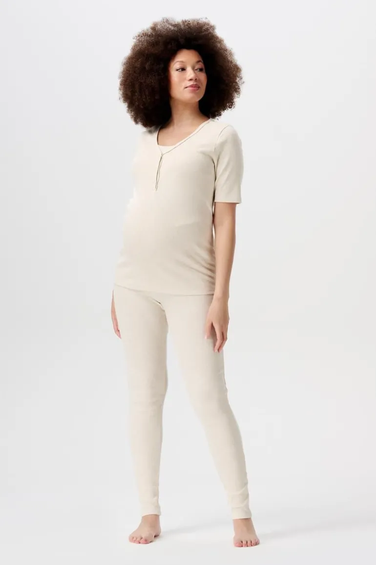 pyjamatop_met_voedingsfun_5-1.webp Noppies Nachtkleding & Loungewear | Ondergoed<Pyjamatop Met Voedingsfunctie Renate - Oatmeal