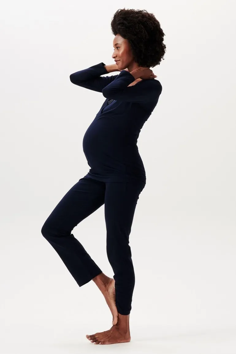 pyjamatop_met_voedingsfun_5-12.webp Noppies Nachtkleding & Loungewear | Ondergoed<Pyjamatop Met Voedingsfunctie Demi - Night Sky