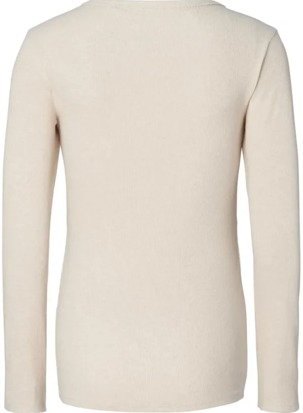 Noppies Ondergoed | Nachtkleding & Loungewear<Pyjamatop Met Voedingsfunctie Amala - Oatmeal