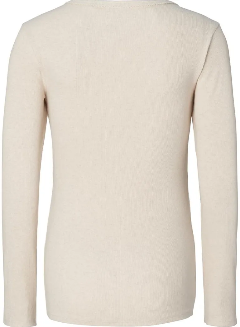 pyjamatop_met_voedingsfun_9.webp Noppies Ondergoed | Nachtkleding & Loungewear<Pyjamatop Met Voedingsfunctie Amala - Oatmeal