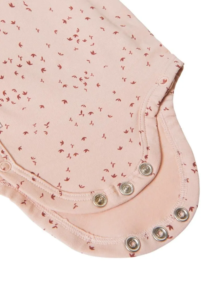 romper_norsik__rose_smoke_2.webp Noppies Rompers | Basics<Romper Norsik - Rose Smoke
