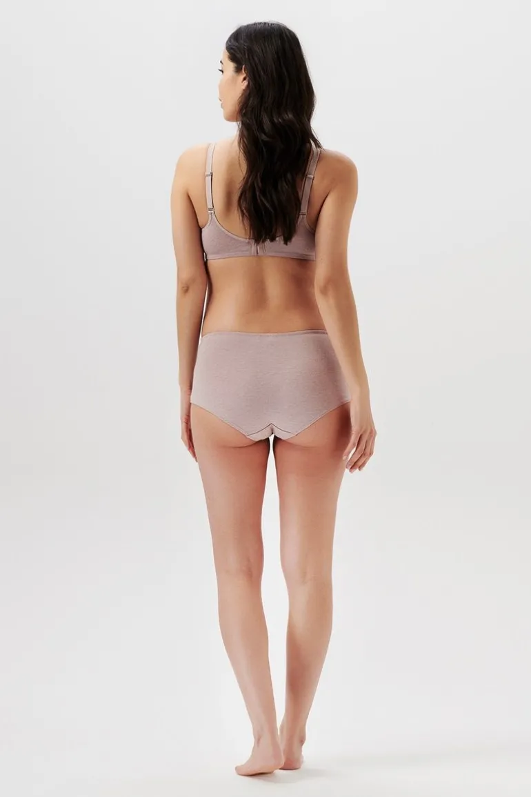 short_cotton_melange__bar_1.webp Noppies Shorts<Short Cotton Melange - Bark Melange