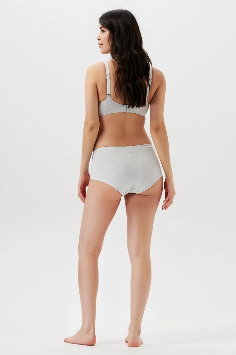short_cotton_melange__gre_8.webp Noppies Shorts<Short Cotton Melange - Grey Melange