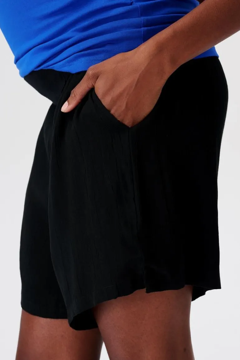shorts__deep_black_5.webp Noppies Korte Broeken | Broeken<Shorts - Deep Black