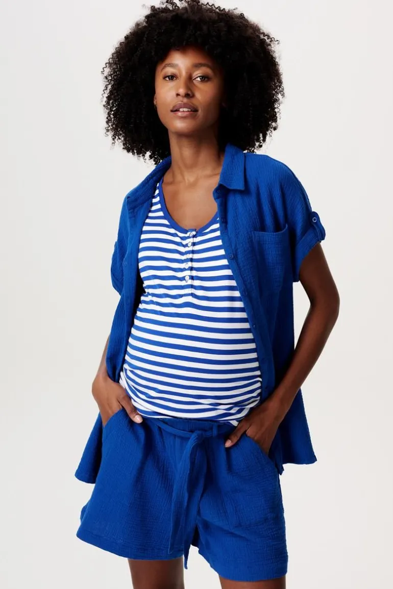 shorts__electric_blue_6.webp Noppies Korte Broeken | Broeken<Shorts - Electric Blue