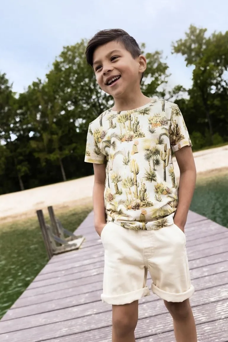 shorts_denison__whisper_w_5.webp Noppies Korte Broeken | Broeken<Shorts Denison - Whisper White