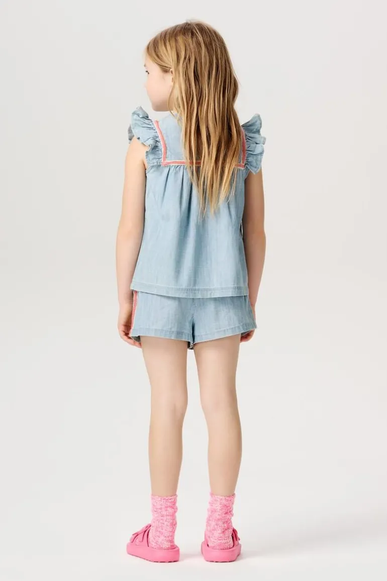 shorts_eleison__light_blu_6.webp Noppies Korte Broeken | Broeken<Shorts Eleison - Light Blue Wash