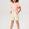 Noppies Korte Broeken | Broeken<Shorts Erda - Whisper White
