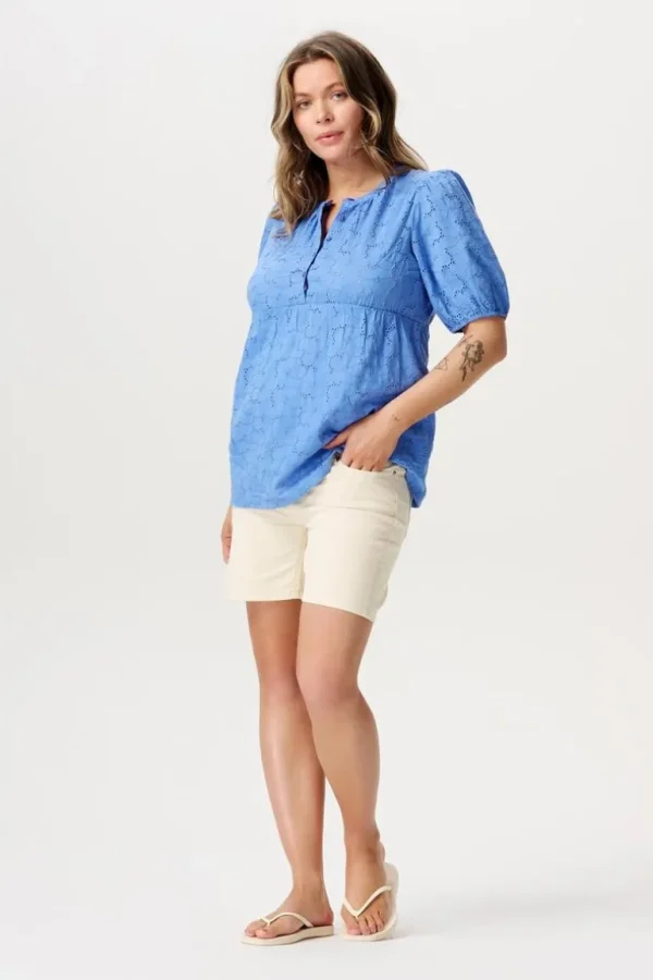 Noppies Korte Broeken | Broeken<Shorts Kaaho - Bone White