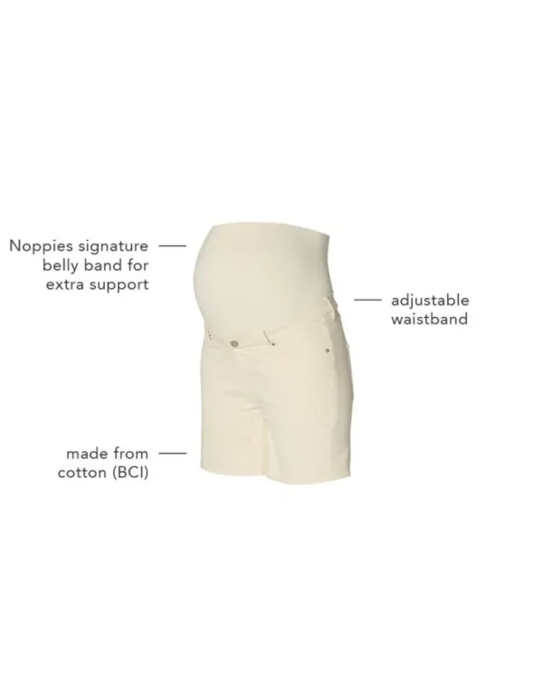 Noppies Korte Broeken | Broeken<Shorts Kaaho - Bone White