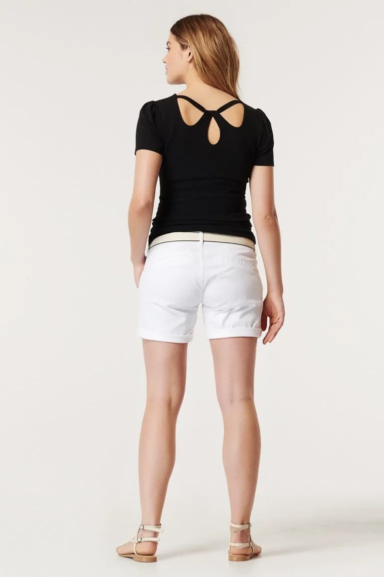 shorts_leland__every_day__1.webp Noppies Korte Broeken | Broeken<Shorts Leland - Every Day White