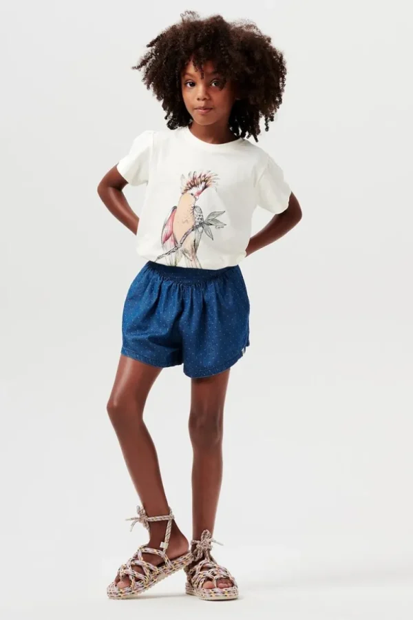 Noppies Korte Broeken | Broeken<Shorts Ponder - Washed Blue