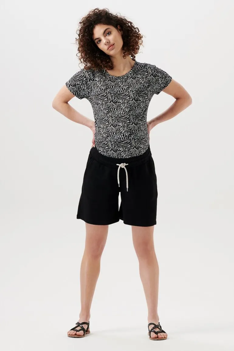 shorts_sweat__black_0.webp Noppies Korte Broeken | Broeken<Shorts Sweat - Black