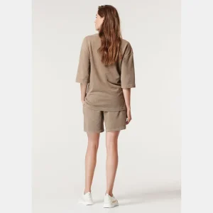 Noppies Korte Broeken | Broeken<Shorts Sweat - Desert Taupe