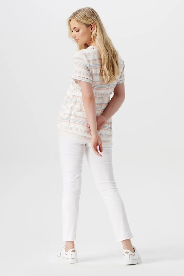 slim_broek__bright_white_1.webp Noppies Broeken<Slim Broek - Bright White