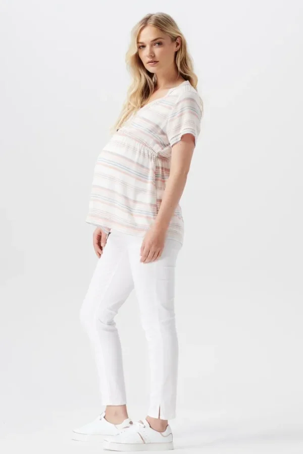 Noppies Broeken<Slim Broek - Bright White