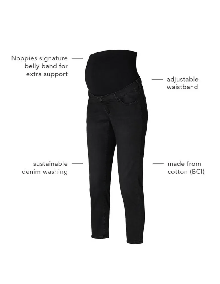 slim_jeans_mila___black_d_7.webp Noppies Jeans<Slim Jeans Mila 7/8 - Black Dark Wash