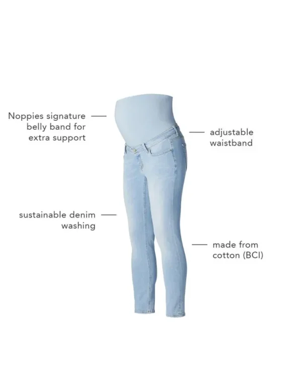 Noppies Jeans<Slim Jeans Mila 7/8 - Light Blue Denim
