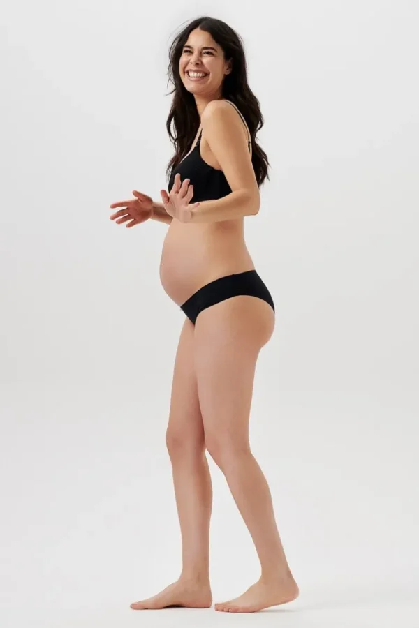Noppies Ondergoed<Slip Brazilian Spacer Stripe - Black