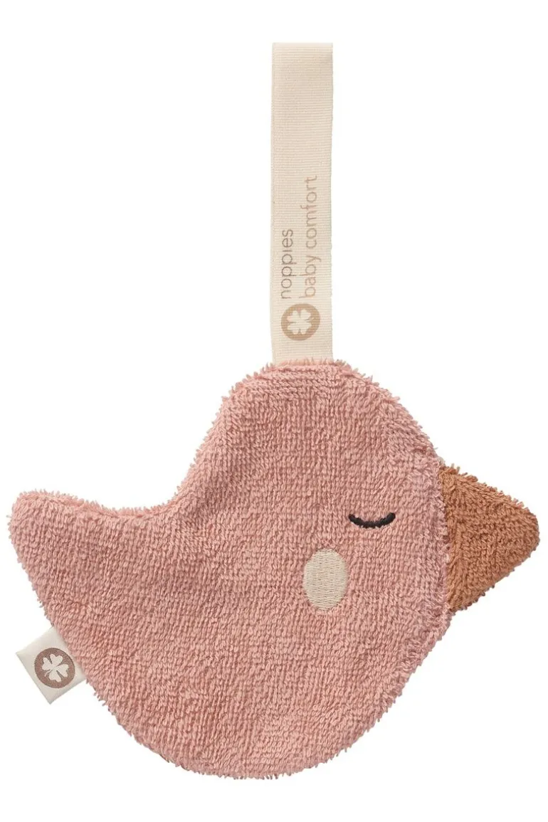 speendoekje_duck_pacifier_2-1.webp Noppies Slabbetjes & Doekjes | Thuis<Speendoekje Duck Pacifier Cloth - Misty Rose
