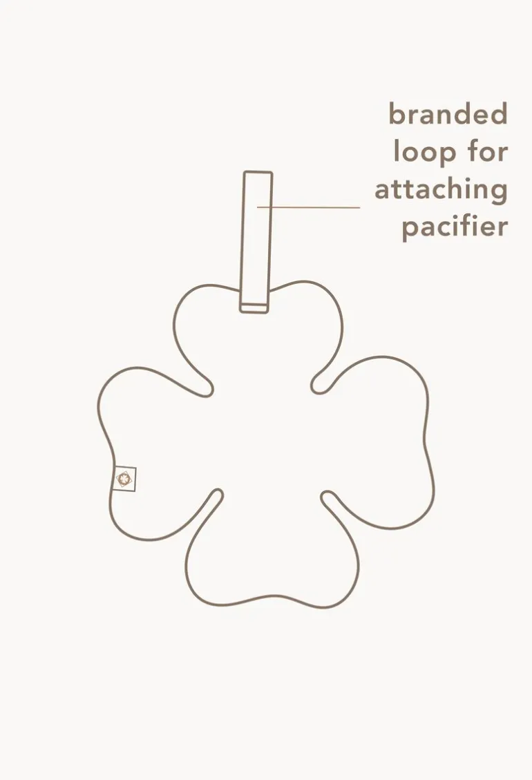 speendoekje_fancy_dot_clo_3-1.webp Noppies Slabbetjes & Doekjes | Thuis<Speendoekje Fancy Dot Clover Ø27 Cm - Brick Dust