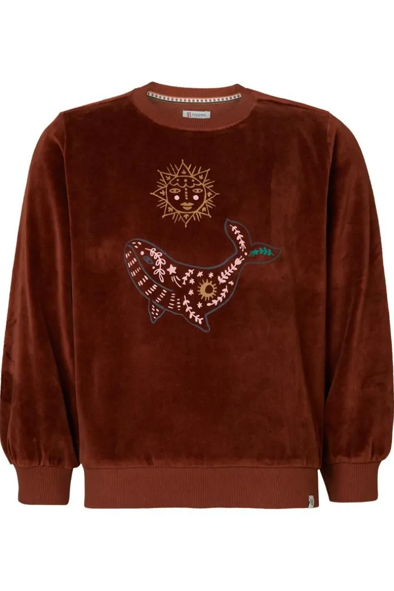 sweater_jimma__brown_pati_7.webp Noppies Truien<Sweater Jimma - Brown Patina