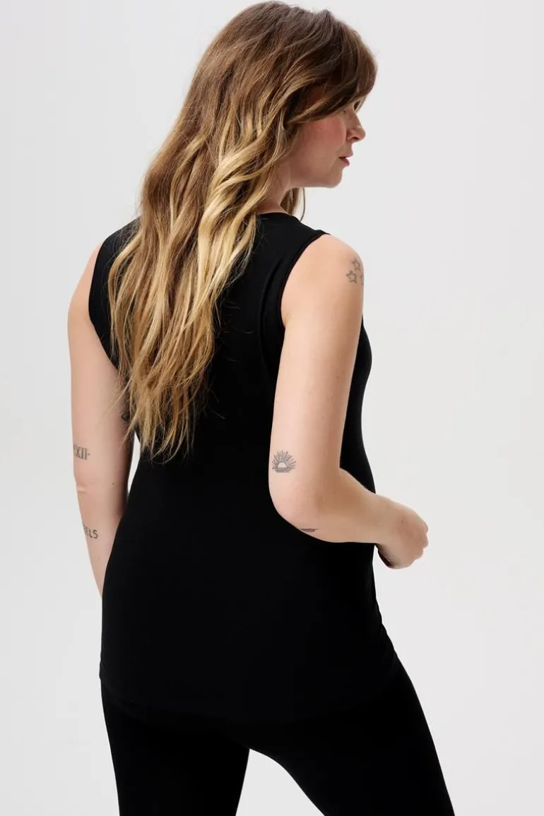 tanktop__black_8.webp Noppies Tops<Tanktop - Black