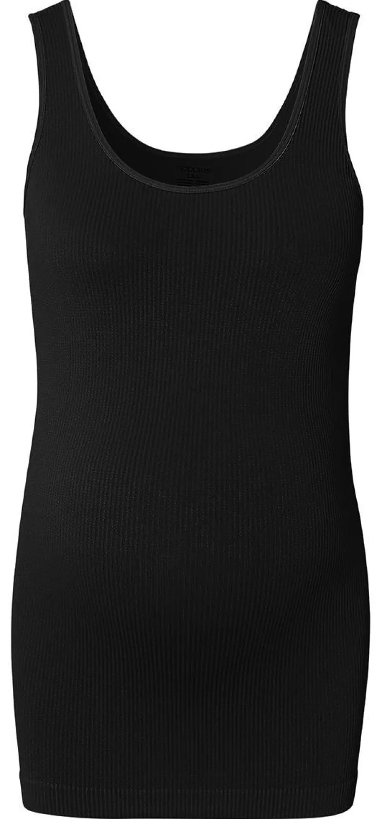 tanktop_rib_sama__black_2.webp Noppies Tops<Tanktop Rib Sama - Black