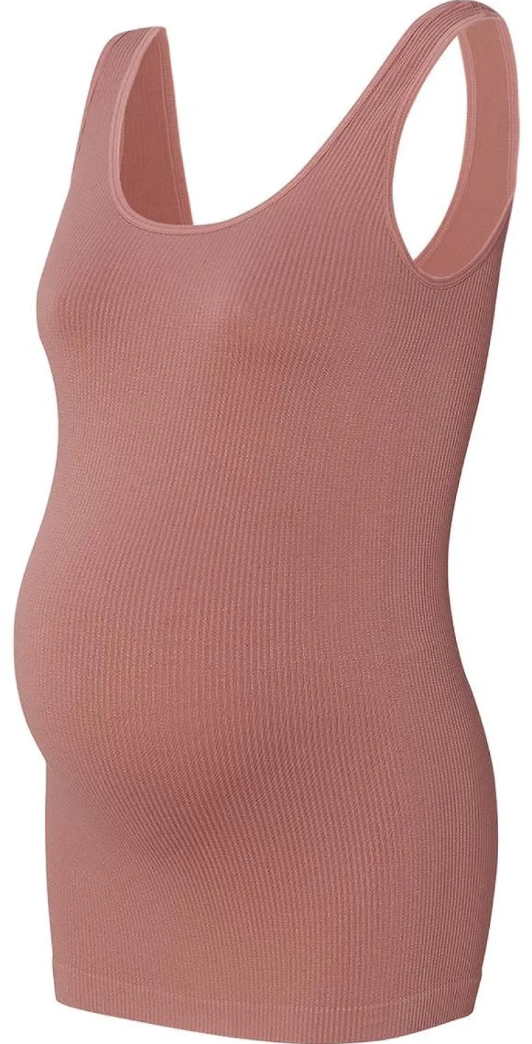 tanktop_rib_sama__burlwoo_10.webp Noppies Tops<Tanktop Rib Sama - Burlwood