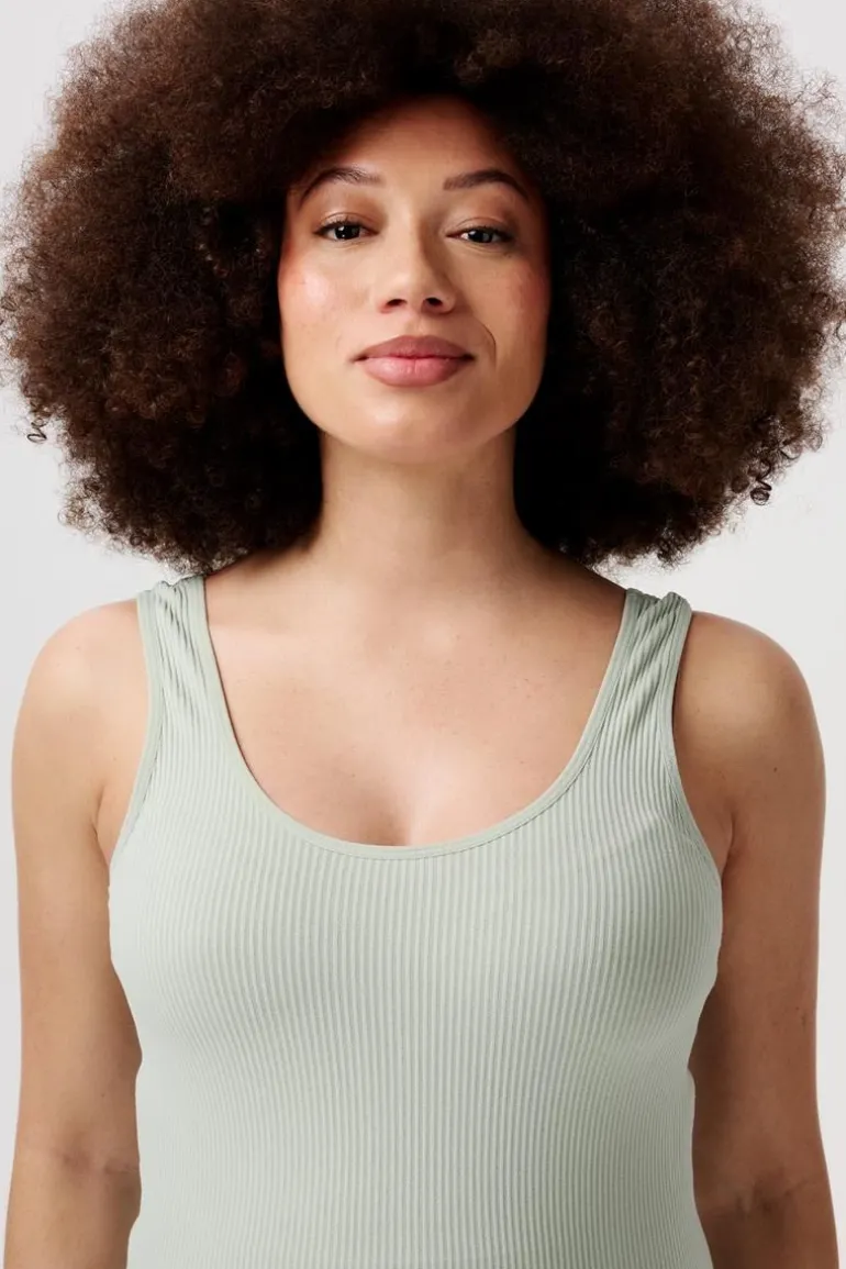 tanktop_rib_sama__pigeon_5.webp Noppies Tops<Tanktop Rib Sama - Pigeon