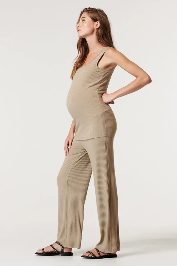 Noppies Tops<Top Square Neck - Desert Taupe