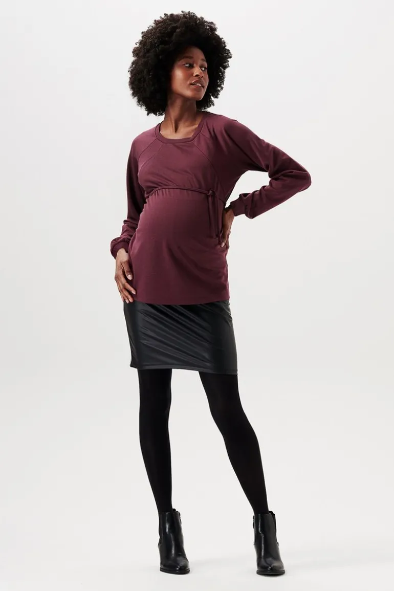 trui__plum_brown_0.webp Noppies Truien & Sweaters | Truien & Sweaters<Trui - Plum Brown
