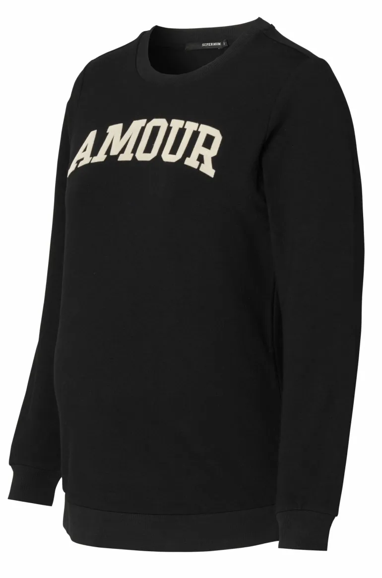 trui_amour__black_11.webp Noppies Truien & Sweaters<Trui Amour - Black