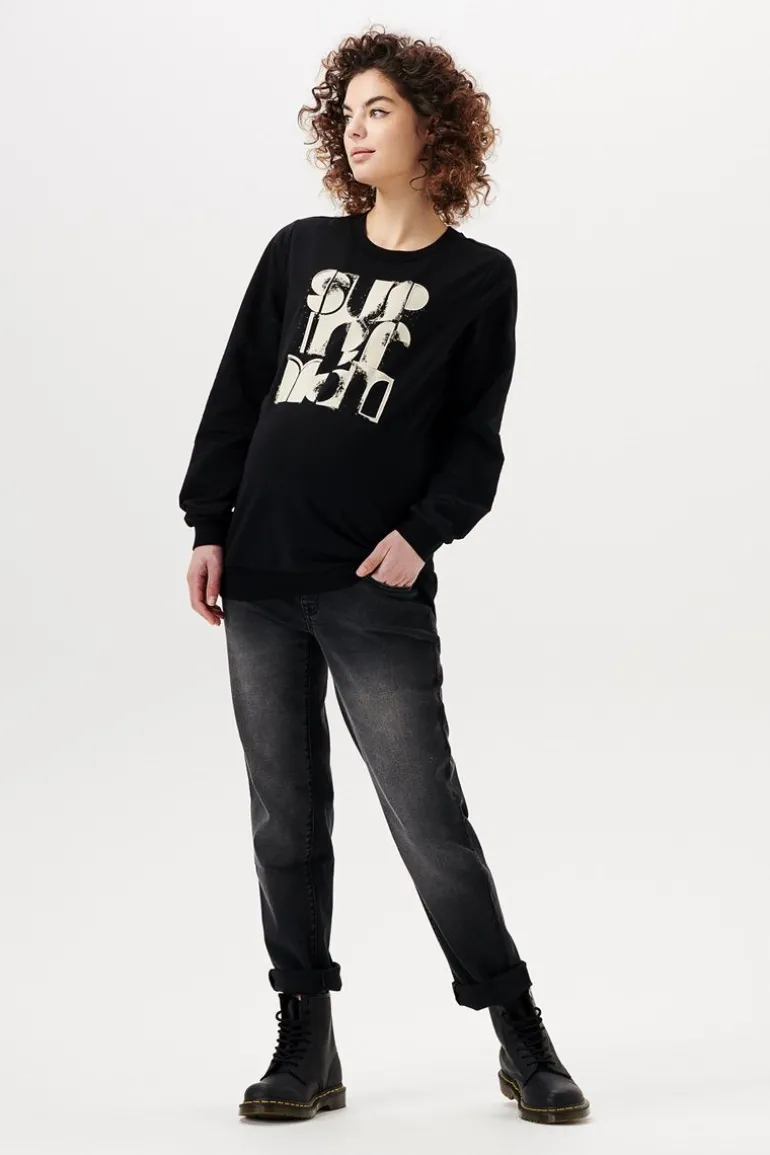 trui_cutler__black_0.webp Noppies Truien & Sweaters<Trui Cutler - Black
