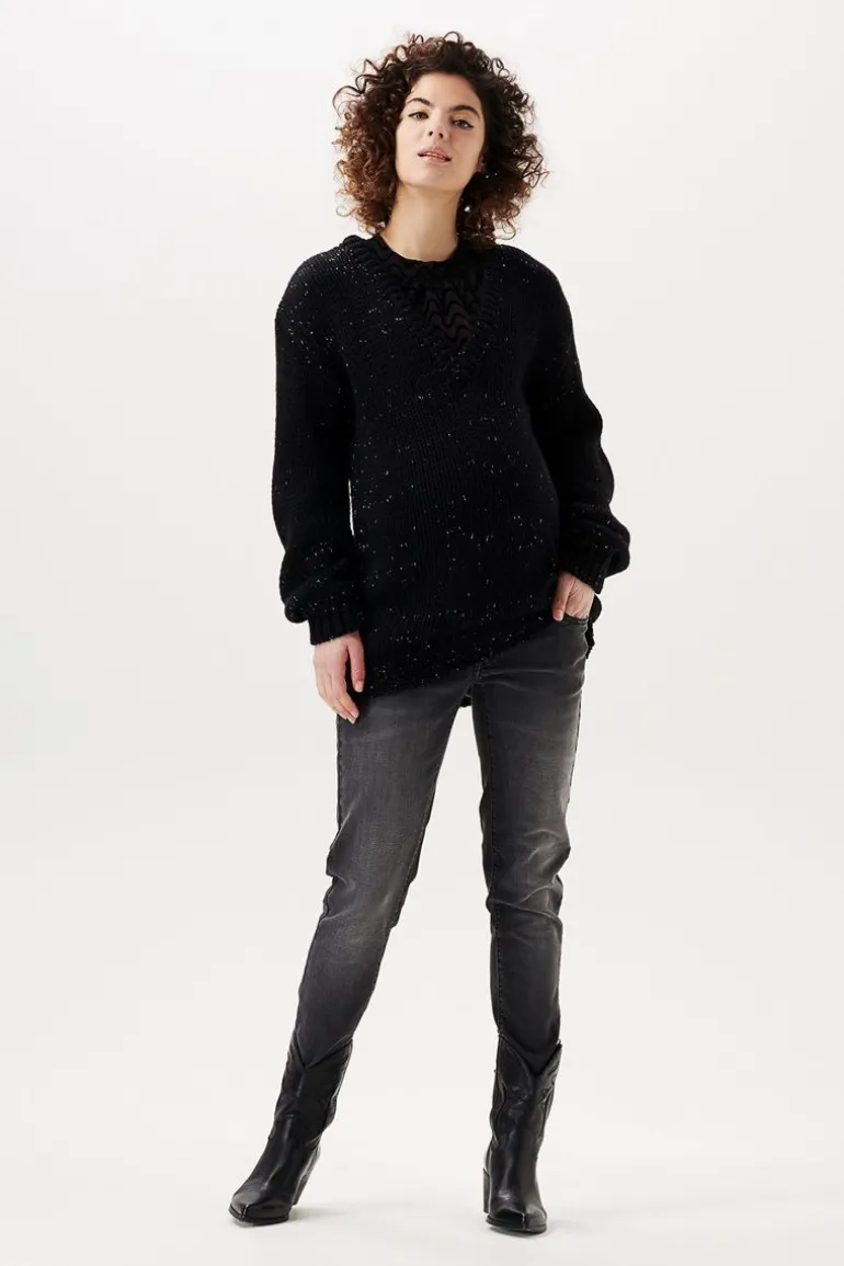 trui_dent__black_7.webp Noppies Truien & Sweaters<Trui Dent - Black