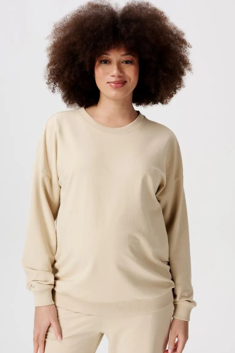 trui_janelle__light_sand_0.webp Noppies Truien & Sweaters<Trui Janelle - Light Sand