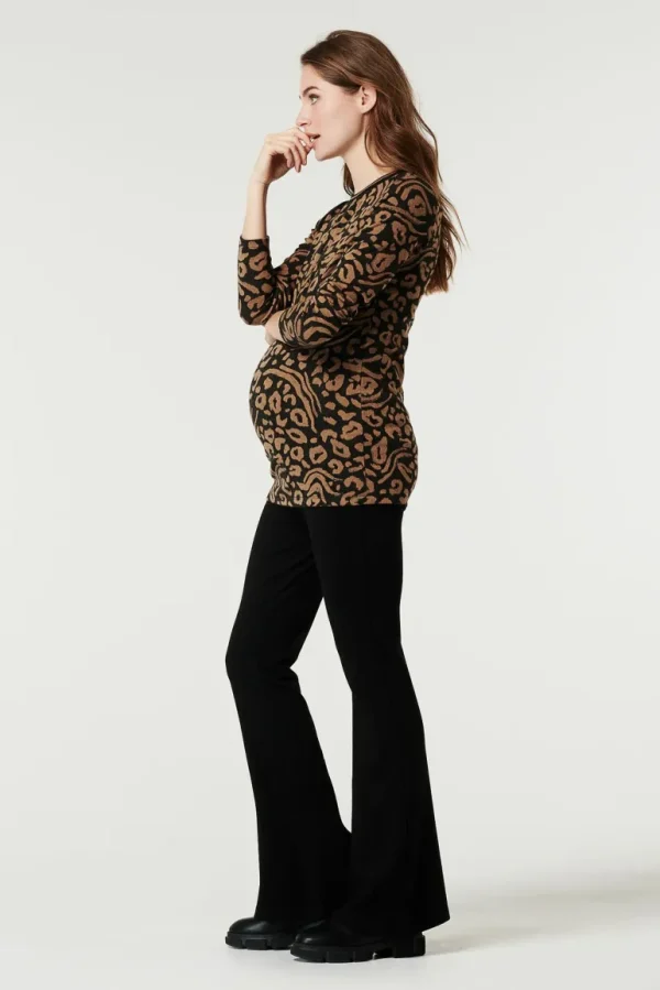 Noppies Truien & Sweaters<Trui Leopard - Toasted Coconut