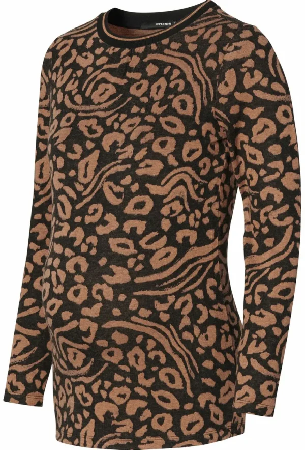 Noppies Truien & Sweaters<Trui Leopard - Toasted Coconut