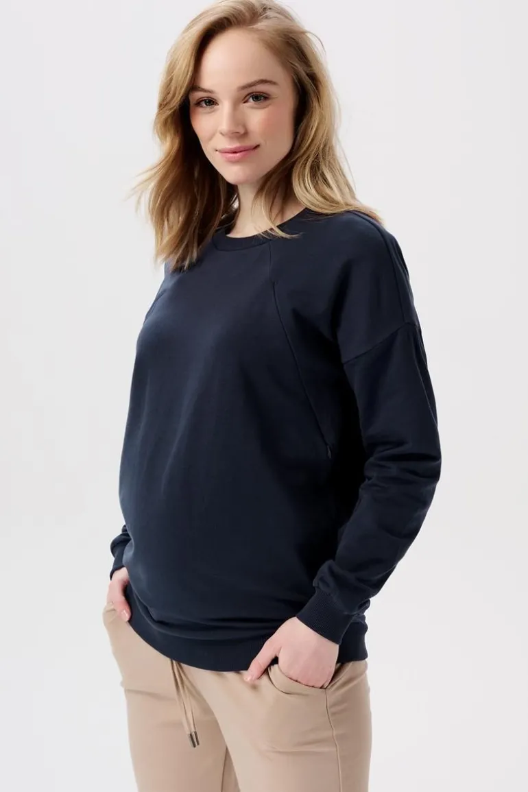 trui_met_voedingsfunctie__0.webp Noppies Truien & Sweaters | Truien & Sweaters<Trui Met Voedingsfunctie Lesy - Night