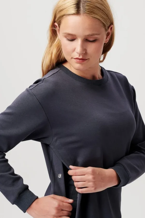 Noppies Truien & Sweaters | Truien & Sweaters<Trui Met Voedingsfunctie Pinson - Ebony