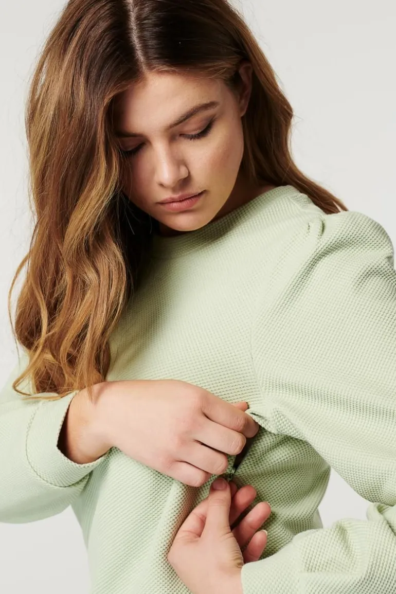 trui_met_voedingsfunctie__18-1.webp Noppies Truien & Sweaters | Truien & Sweaters<Trui Met Voedingsfunctie Kent - Swamp
