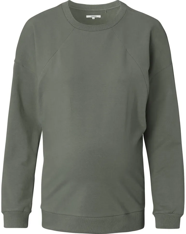 trui_met_voedingsfunctie__2-2.webp Noppies Truien & Sweaters | Truien & Sweaters<Trui Met Voedingsfunctie Lesy - Olive