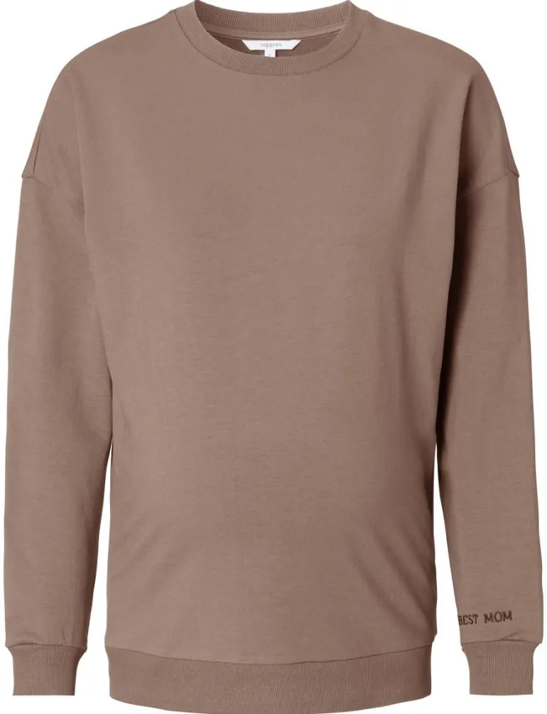 trui_met_voedingsfunctie__2-9.webp Noppies Truien & Sweaters | Truien & Sweaters<Trui Met Voedingsfunctie Hill - Pine Bark