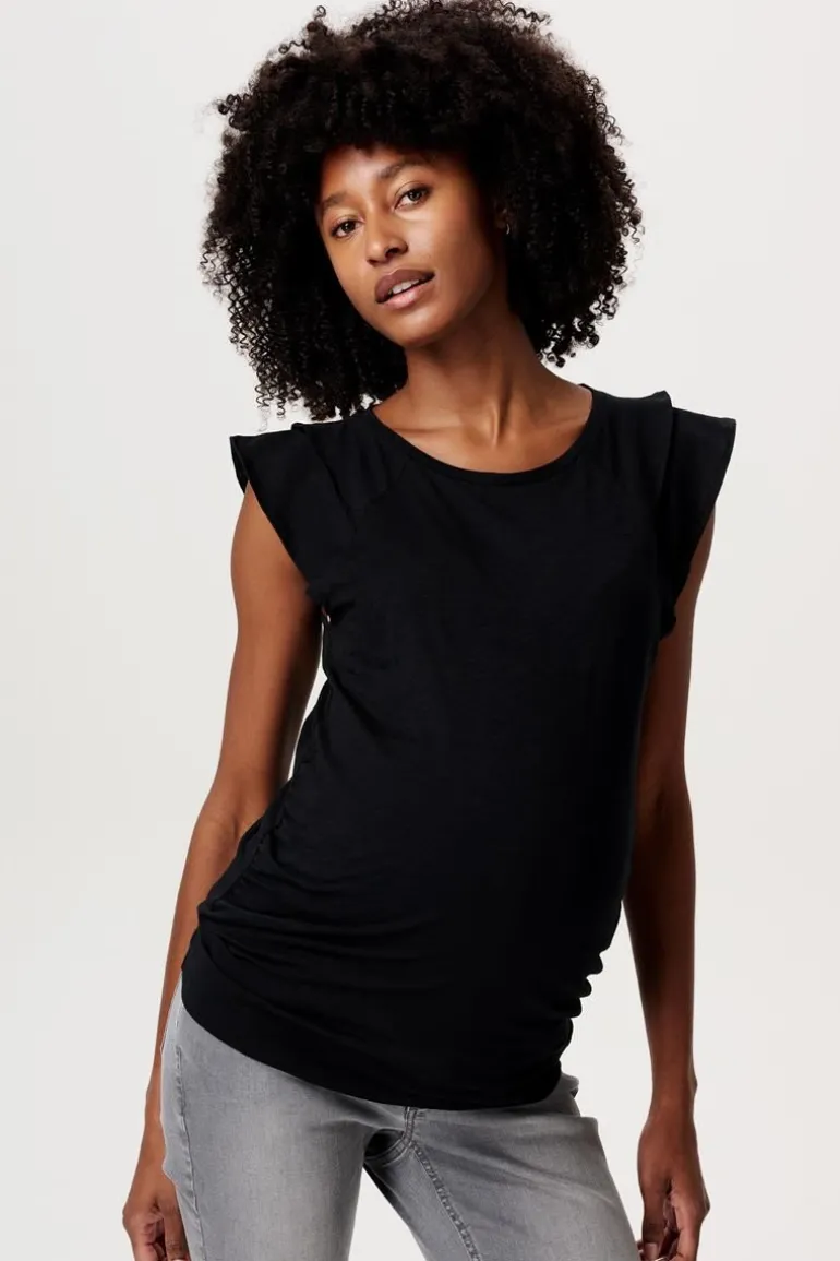 tshirt__deep_black_0.webp Noppies T-Shirts<T-shirt - Deep Black