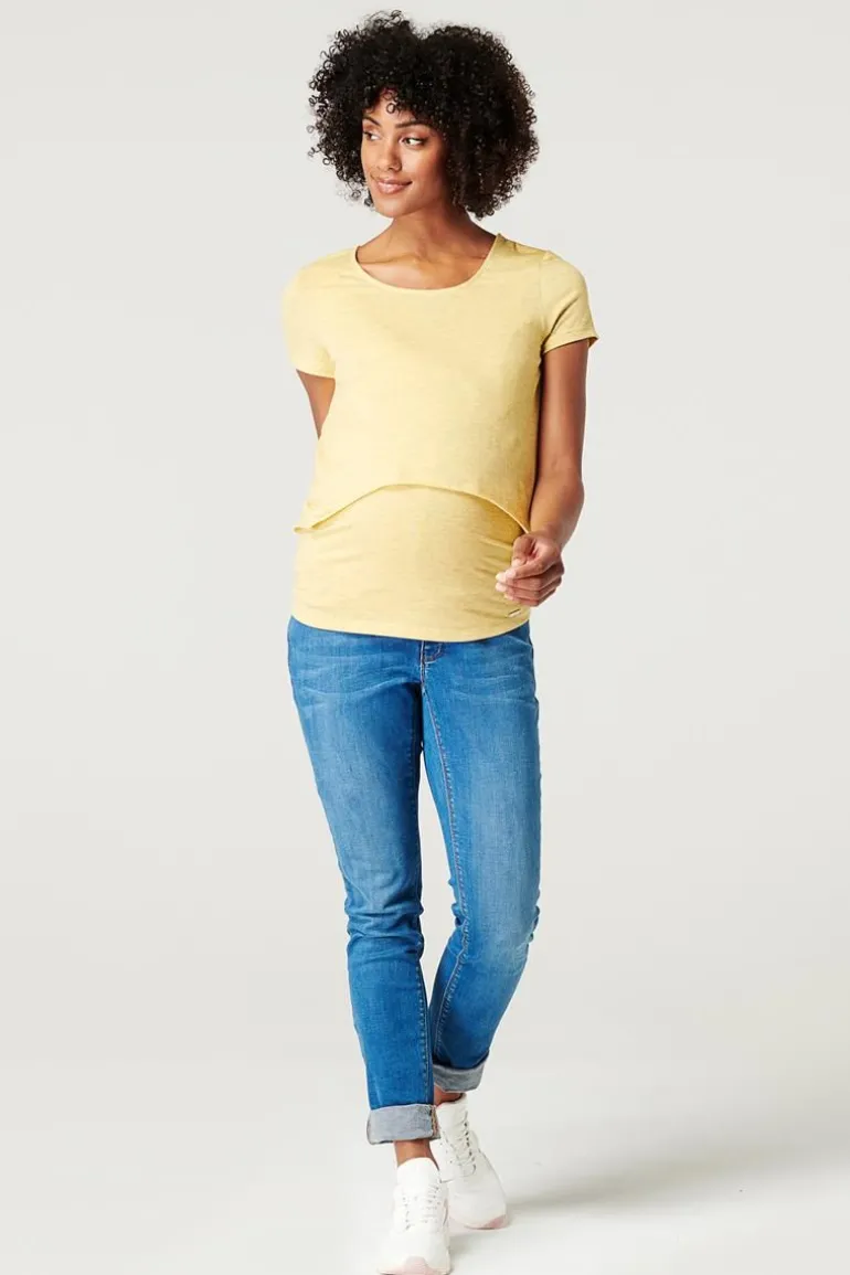 tshirt__dusty_yellow_0.webp Noppies T-Shirts | T-Shirts<T-shirt - Dusty Yellow