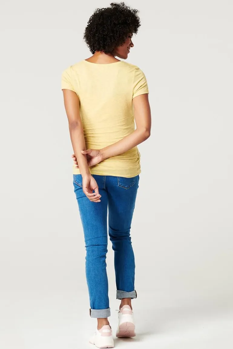 tshirt__dusty_yellow_1.webp Noppies T-Shirts | T-Shirts<T-shirt - Dusty Yellow